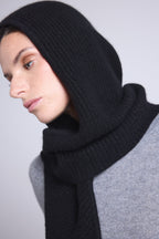Angela Unisex Balaclava Scarf - Black - Unisex