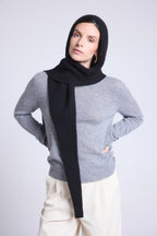 Angela Unisex Balaclava Scarf - Black - Unisex