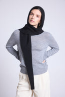 Cagoule Echarpe Unisexe Angela - Noir - Mixte