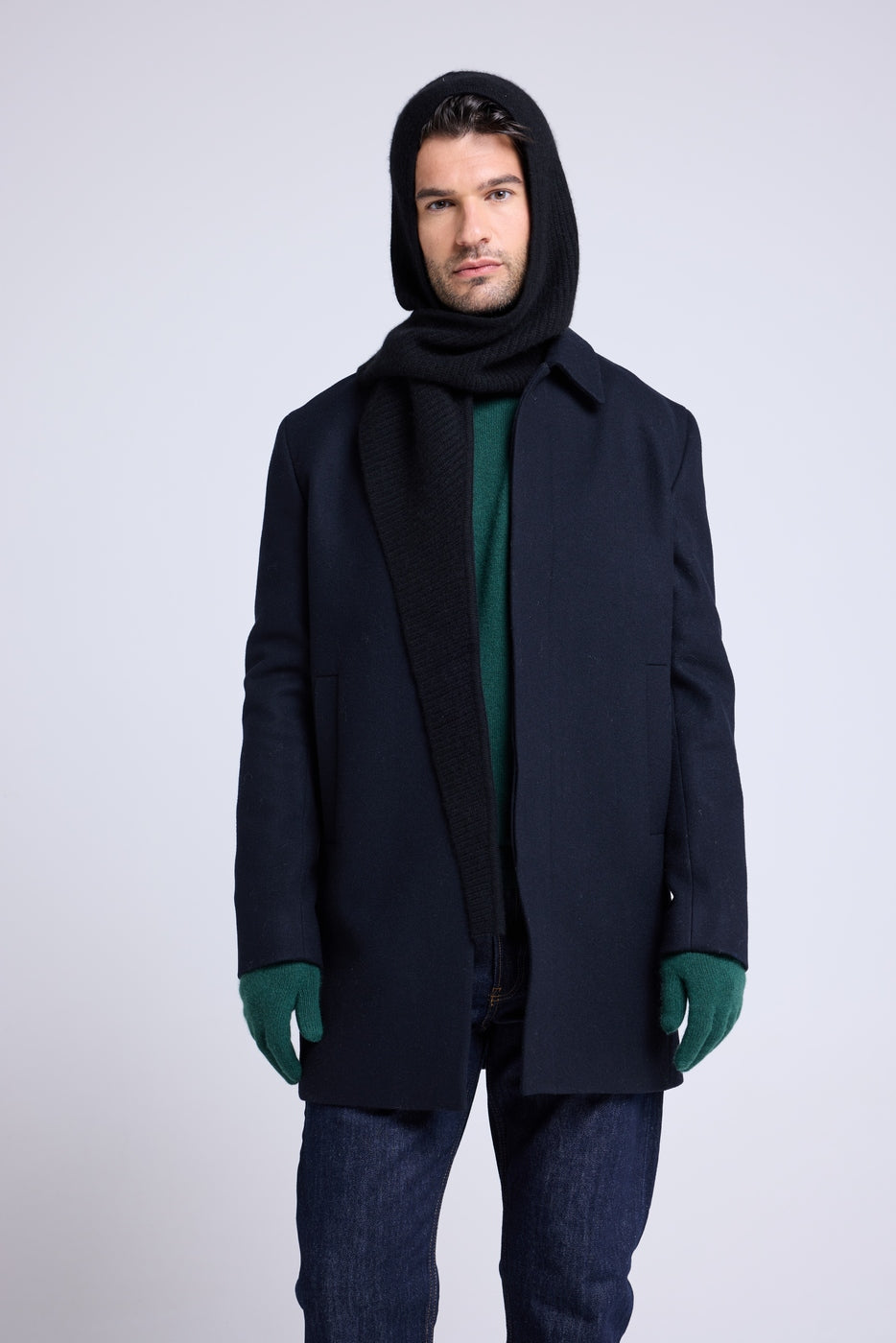 Unisex Hættetørklæde Angel - Sort - Unisex