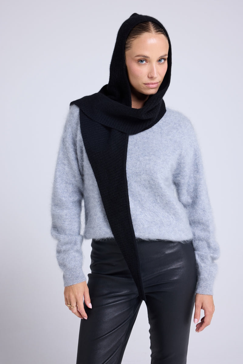 Cagoule Echarpe Unisexe Angel - Noir