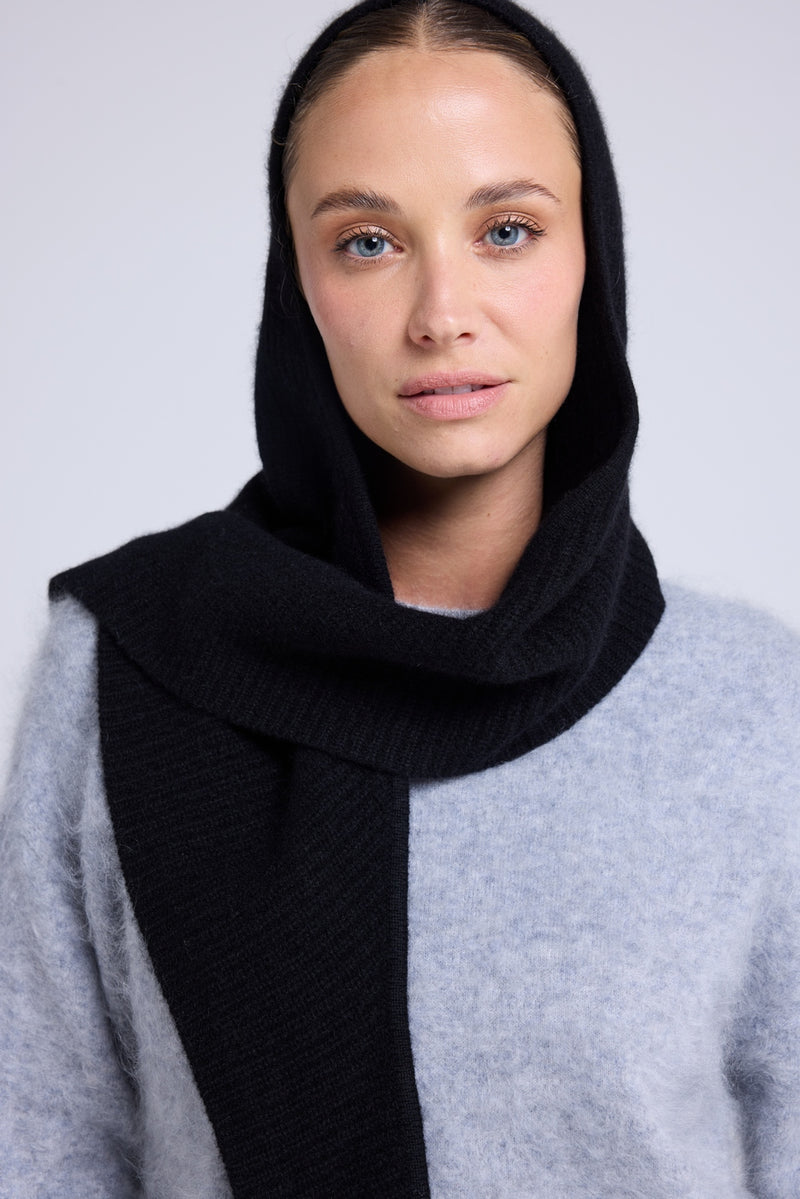 Cagoule Echarpe Unisexe Angel - Noir