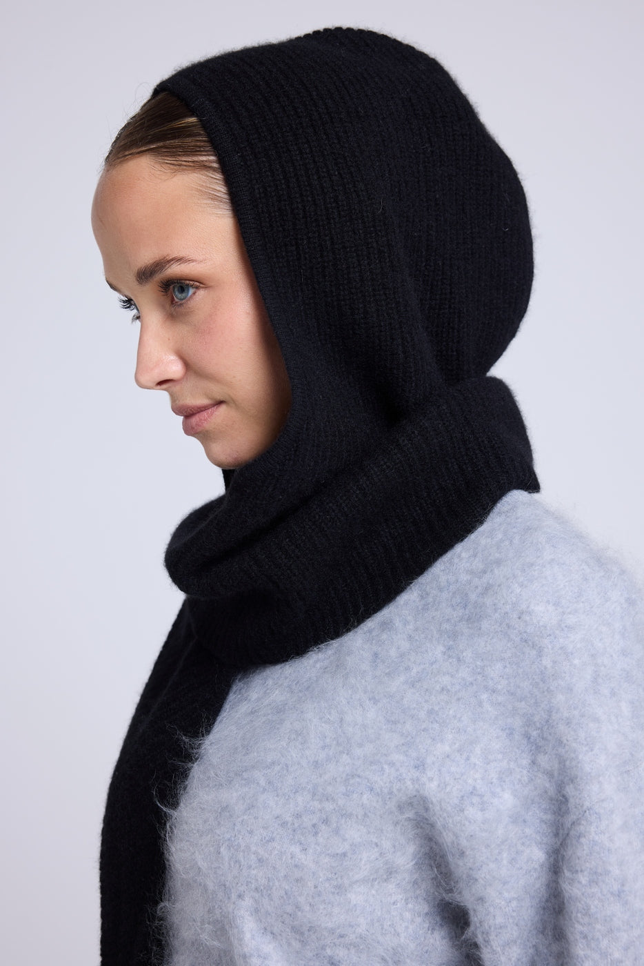 Unisex Hættetørklæde Angel - Sort - Unisex