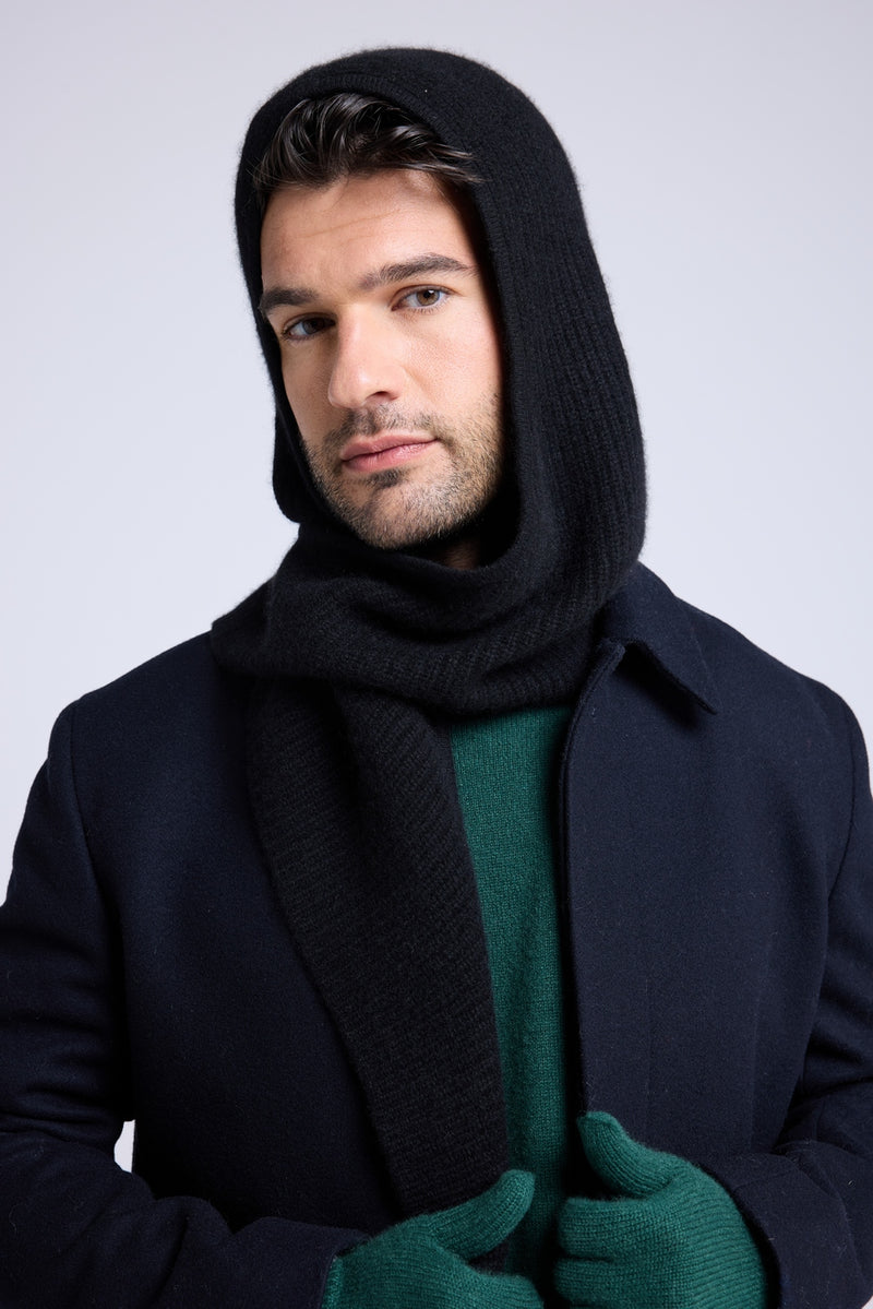 Cagoule Echarpe Unisexe Angel - Noir