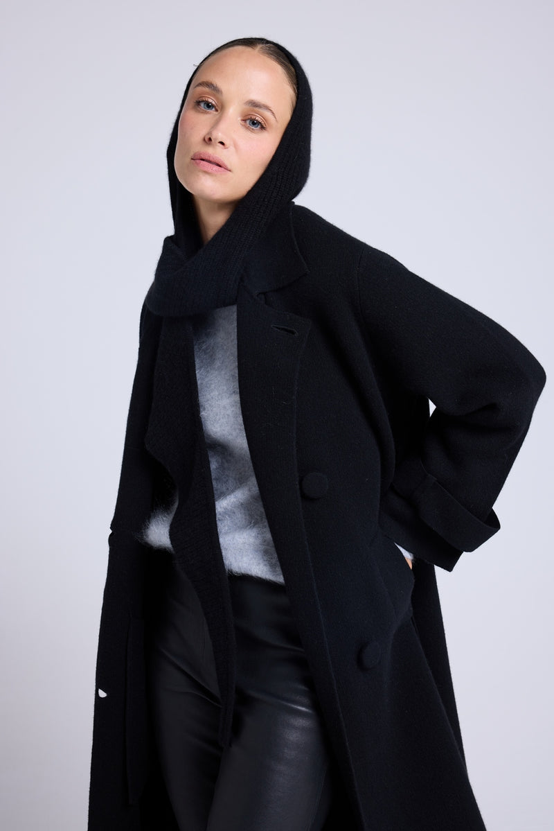 Cagoule Echarpe Unisexe Angel - Noir