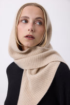 Pasamontañas bufanda unisex Angel - Beige crema - Unisex