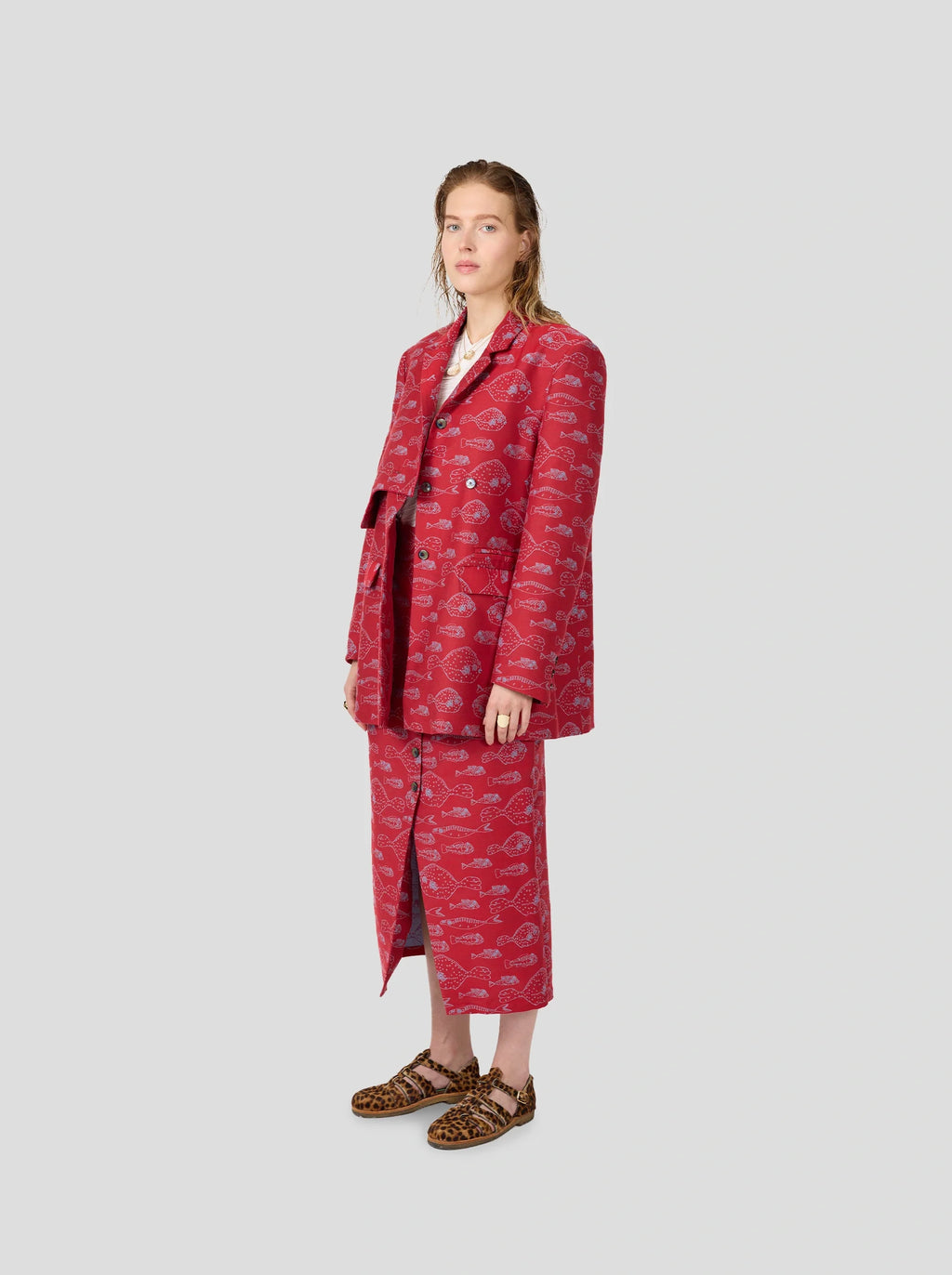 Blazer Angus En Tissage Aquarium