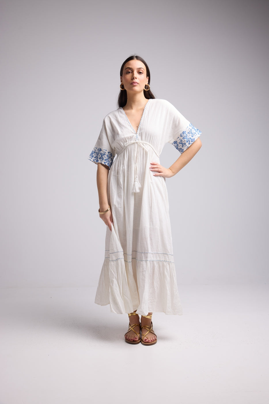 Vestido Largo - Angy - Blanco