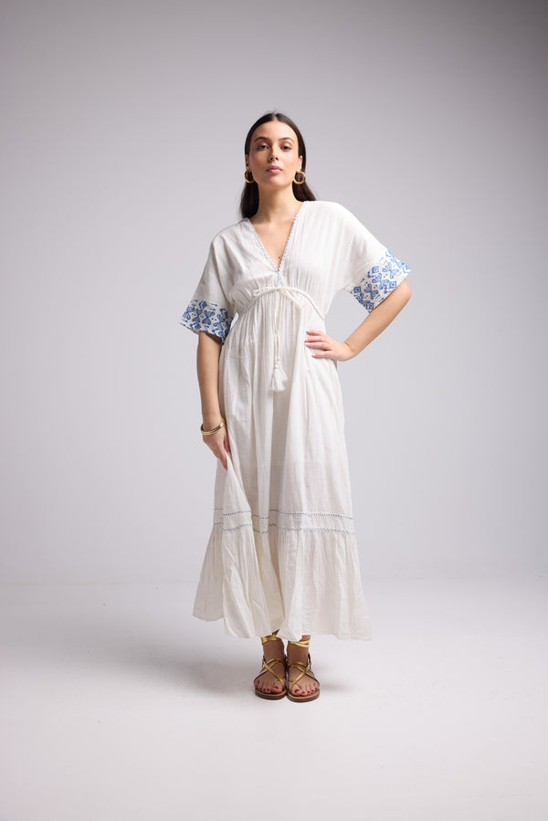 Vestido Largo - Angy - Blanco
