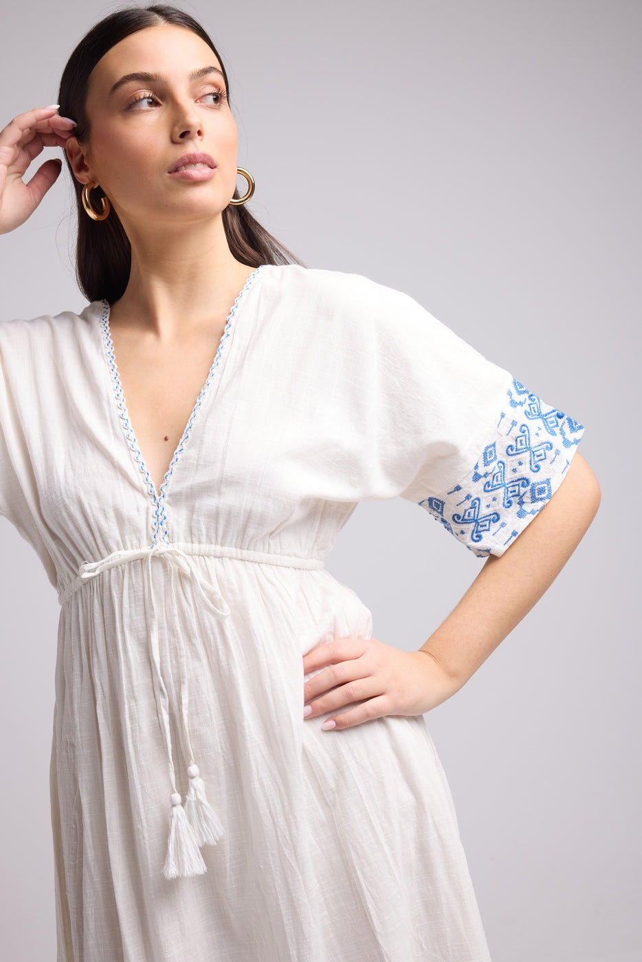 Vestido Largo - Angy - Blanco