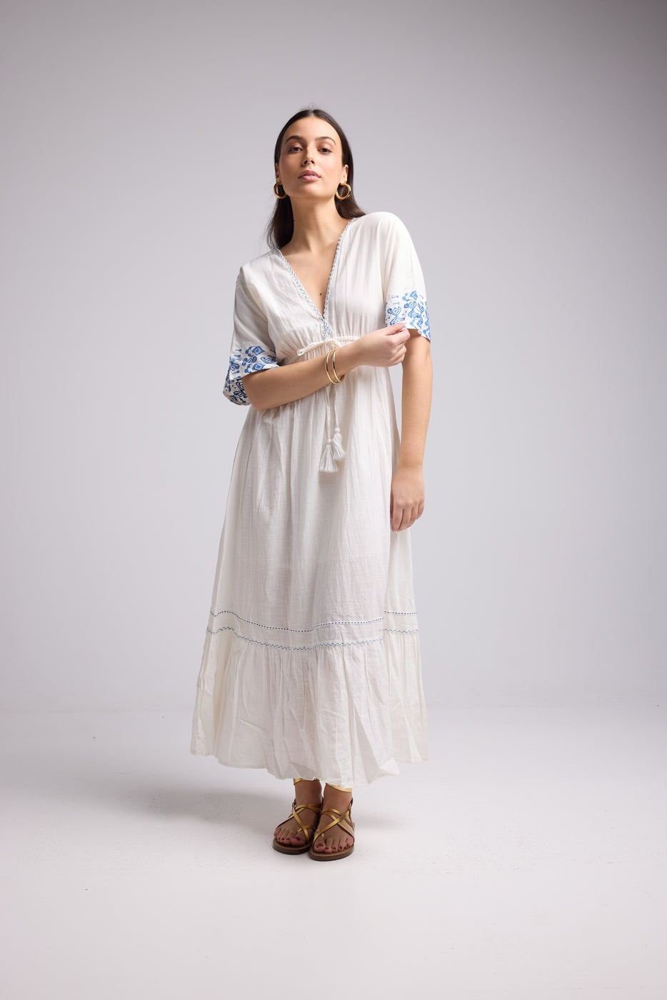 Vestido Largo - Angy - Blanco