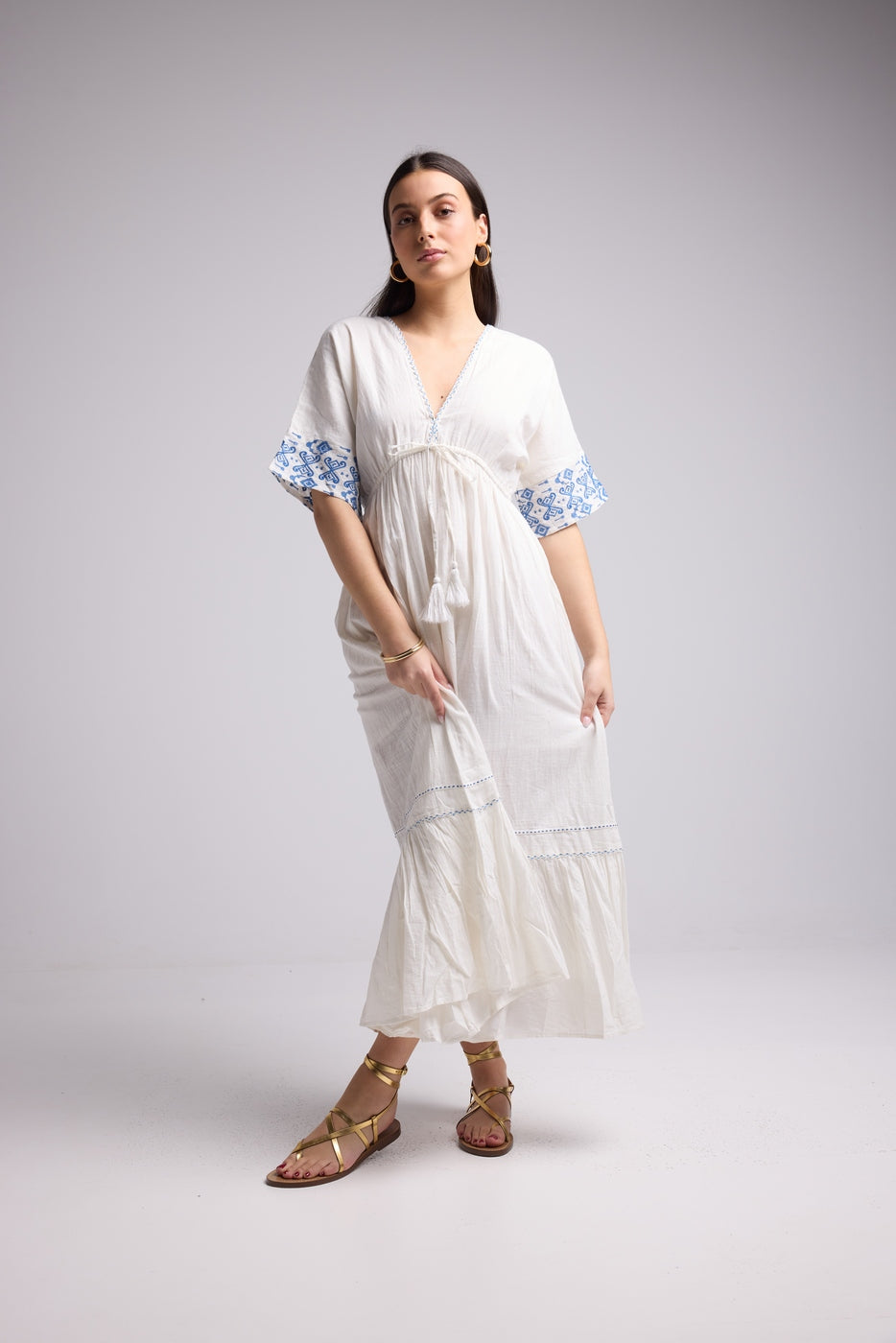 Vestido Largo - Angy - Blanco