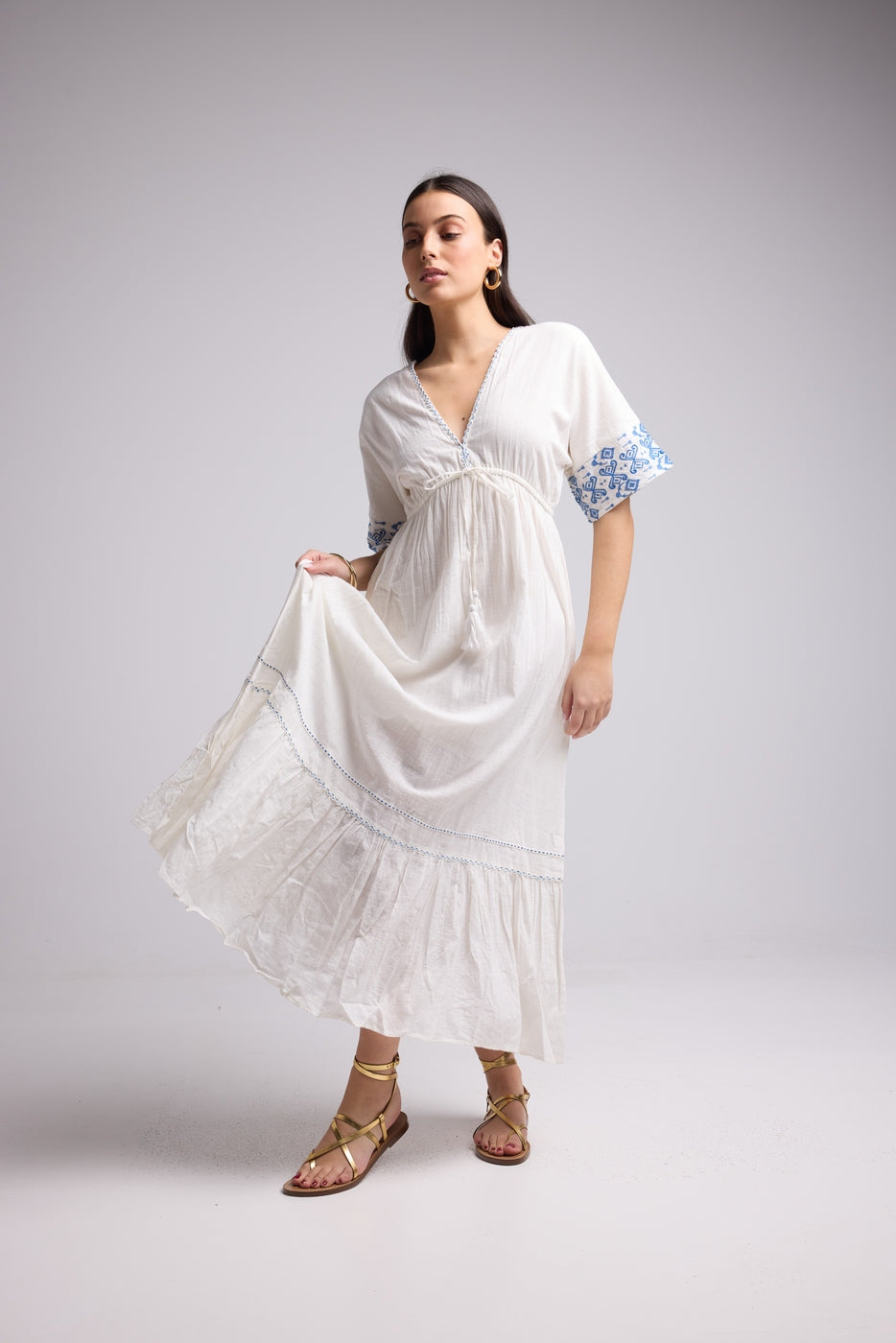 Vestido Largo - Angy - Blanco