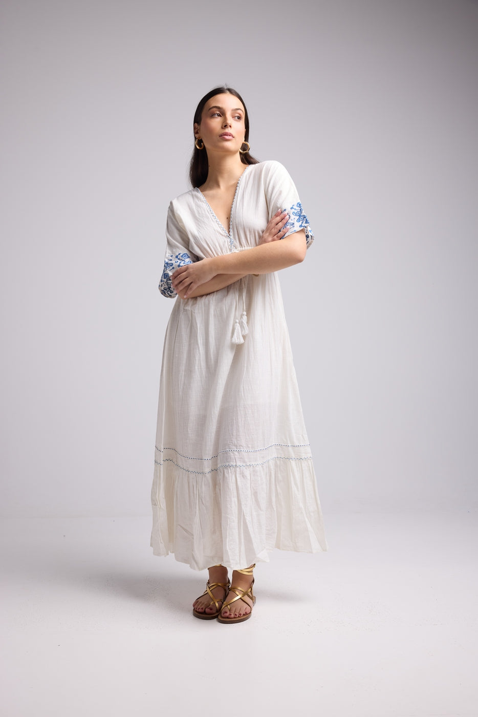 Vestido Largo - Angy - Blanco