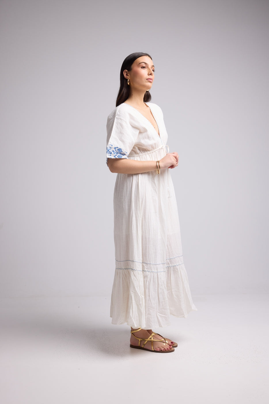 Vestido Largo - Angy - Blanco