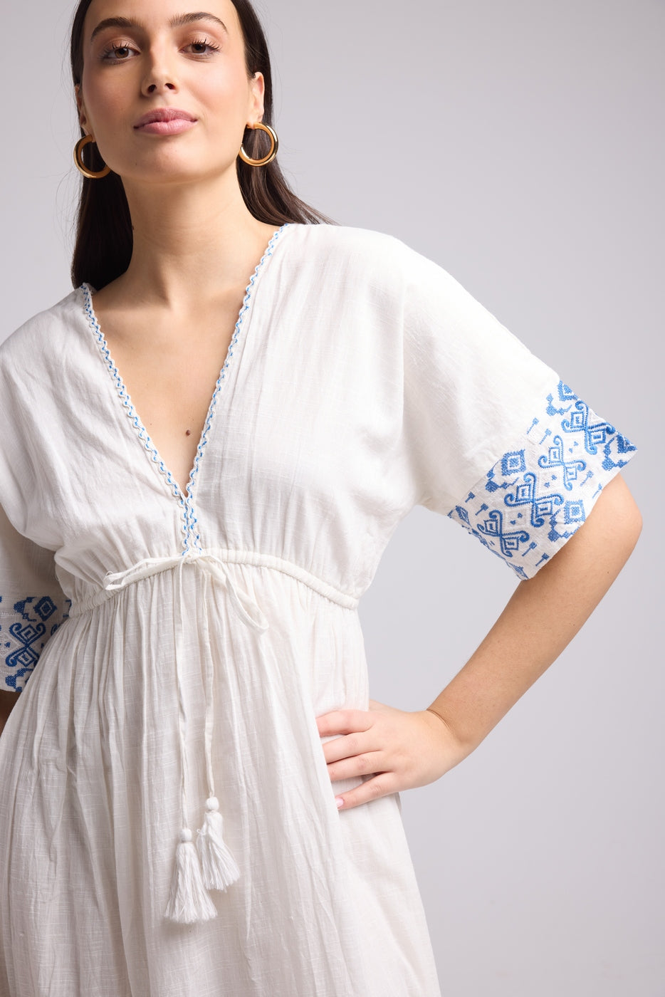 Vestido Largo - Angy - Blanco