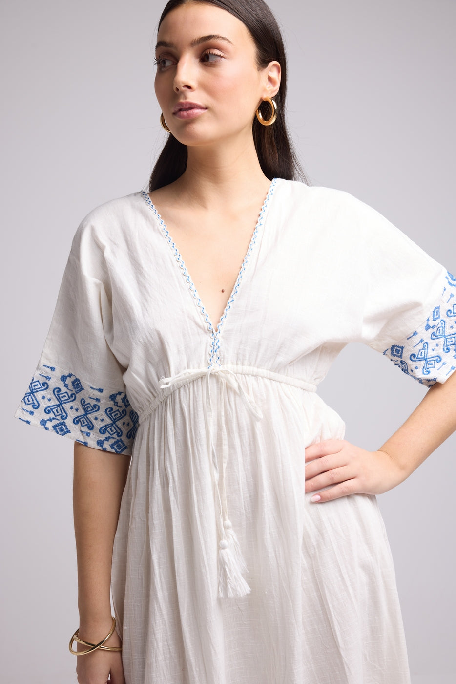 Vestido Largo - Angy - Blanco
