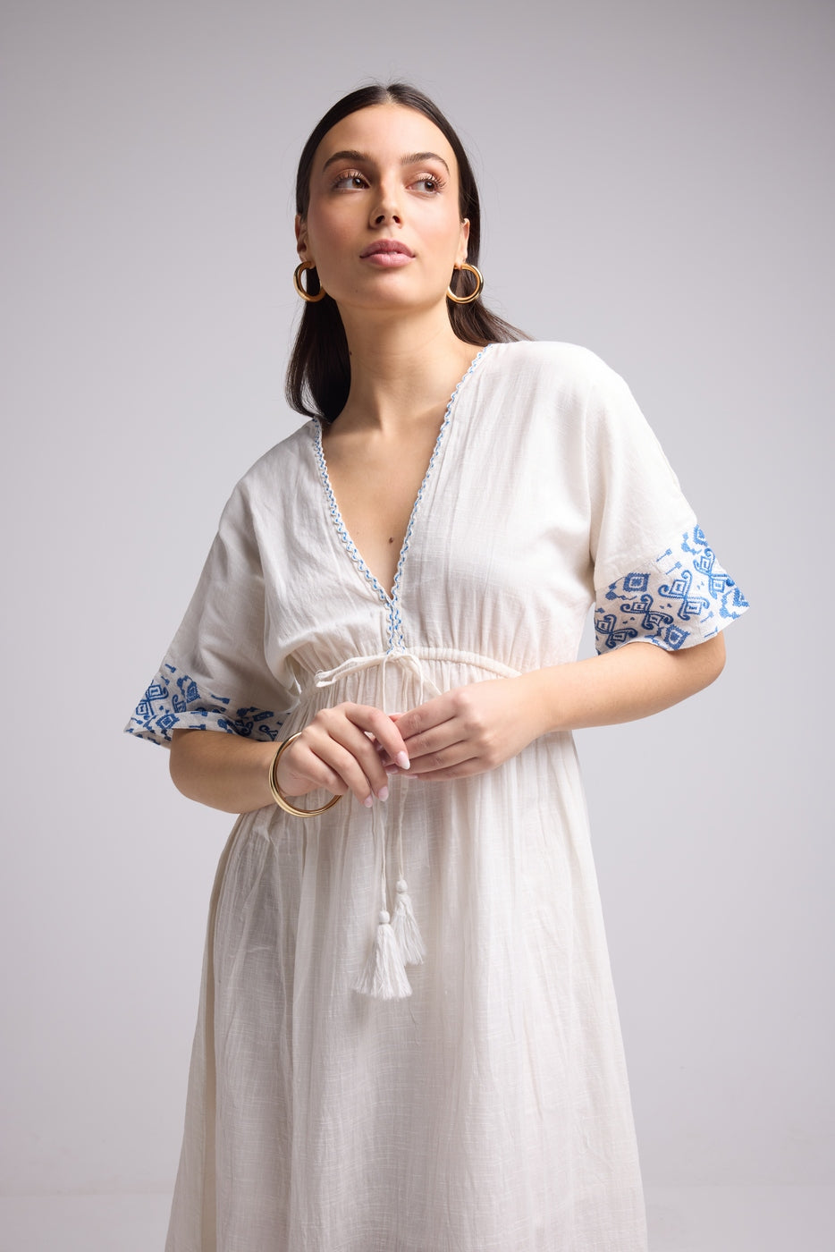 Vestido Largo - Angy - Blanco
