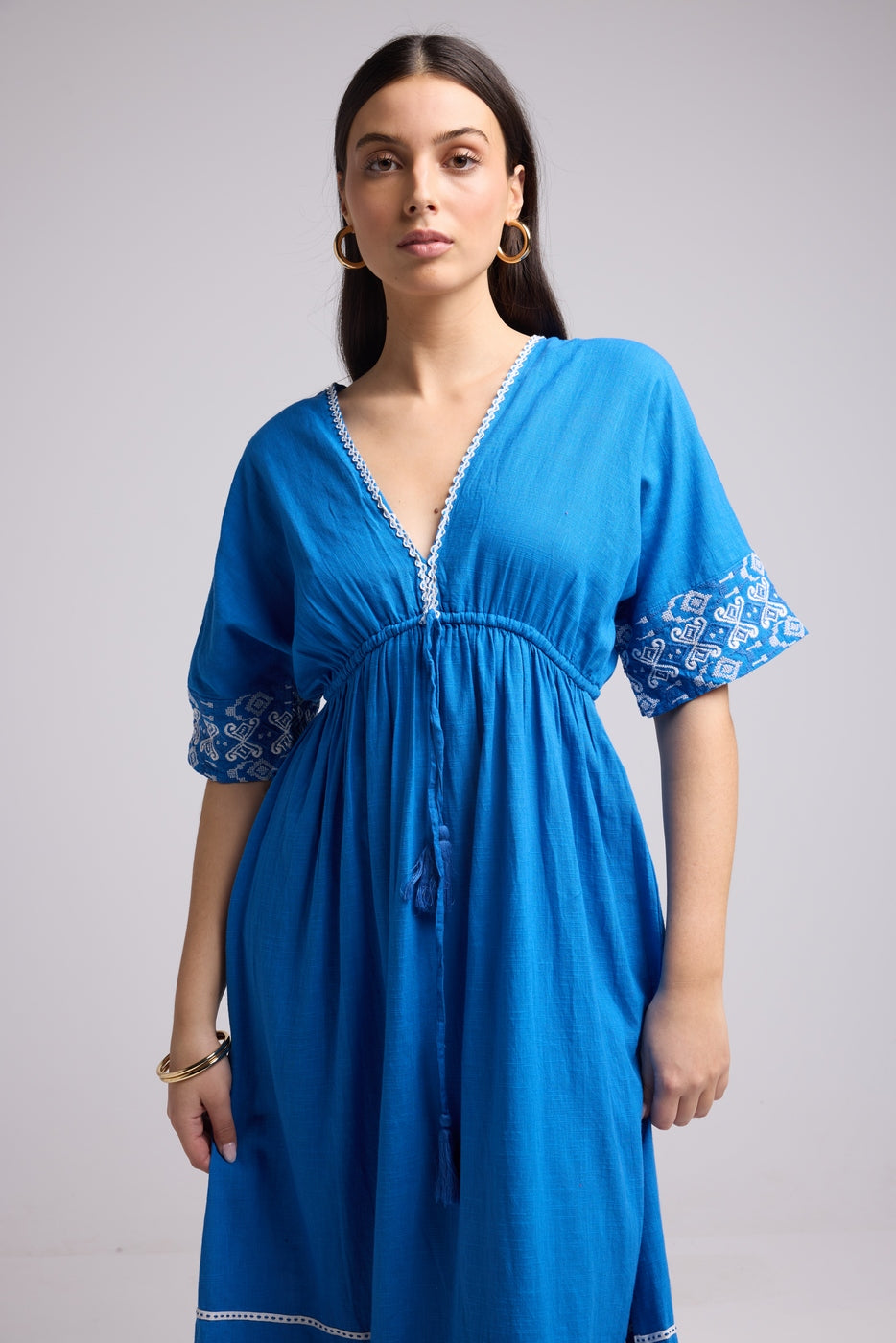 Vestido Largo - Angy - Azul