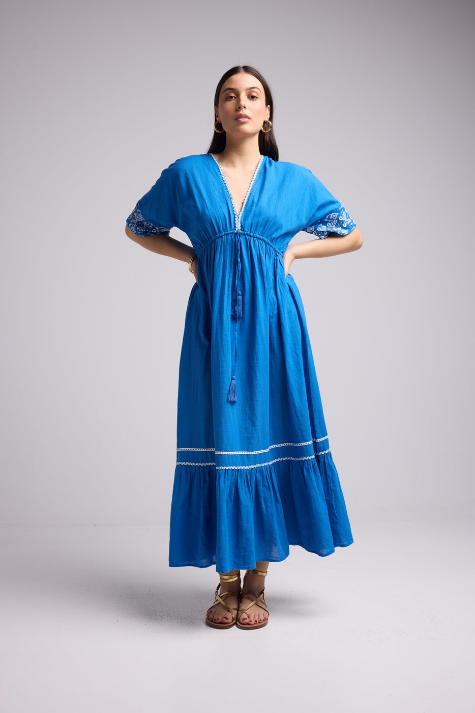 Vestido Largo - Angy - Azul
