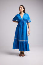 Vestido Largo - Angy - Azul