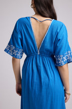 Vestido Largo - Angy - Azul