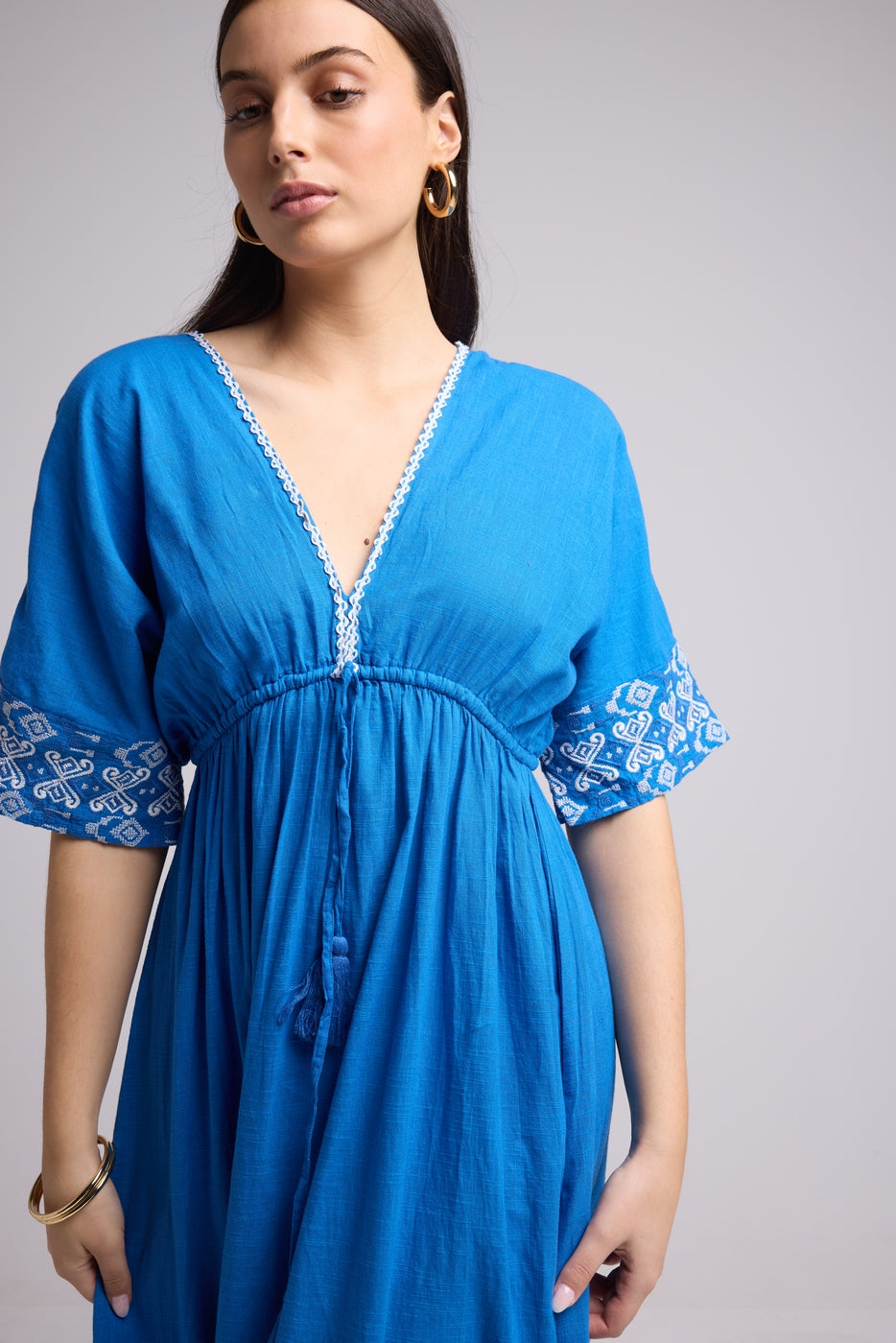 Vestido Largo - Angy - Azul