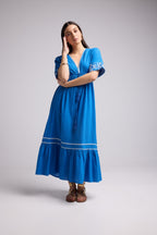 Vestido Largo - Angy - Azul
