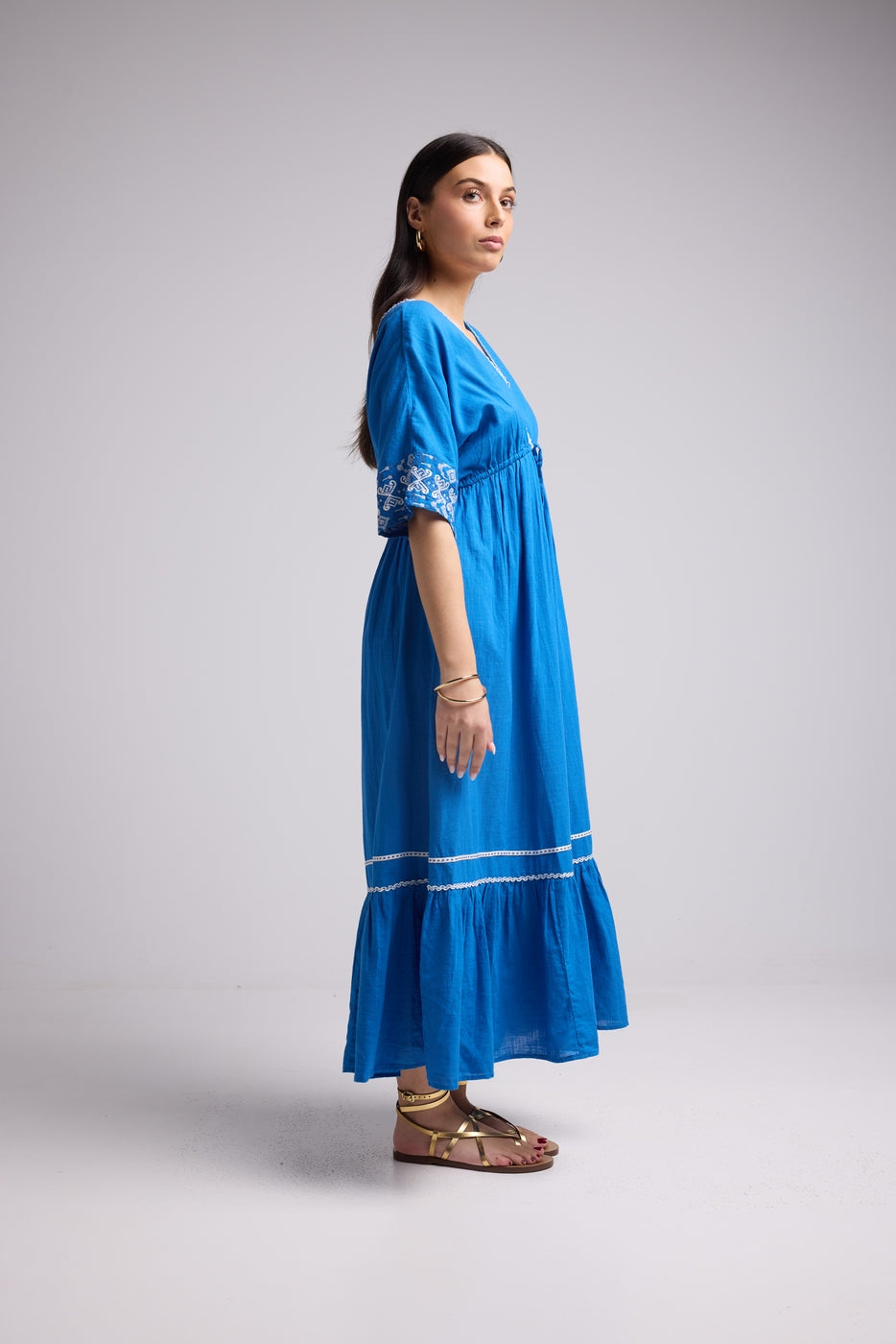 Vestido Largo - Angy - Azul