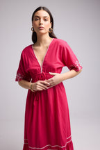 Vestido Largo - Angy - Rosa