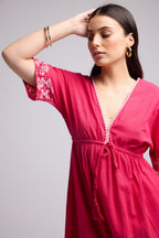 Vestido Largo - Angy - Rosa