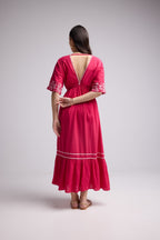 Vestido Largo - Angy - Rosa