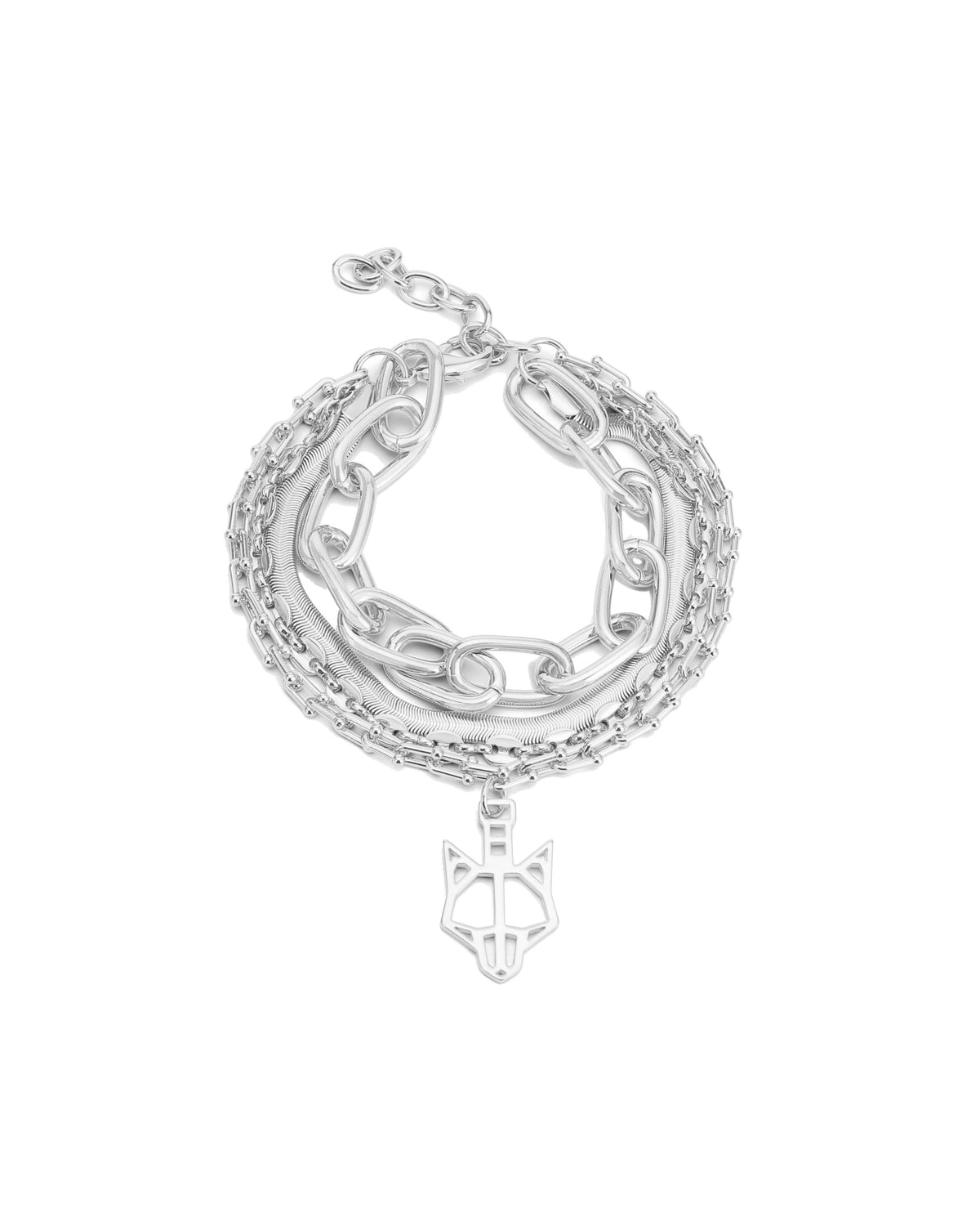Fotlänk Naked Wolfe – Silver – Dam