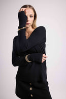 Pull Mitaines Anna - Noir
