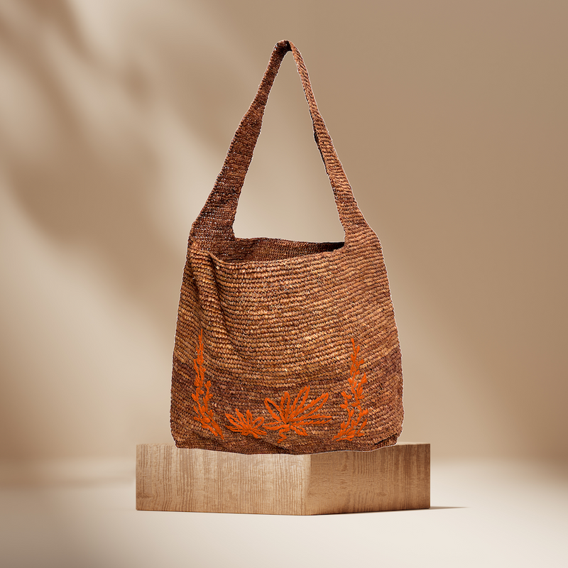 Annaba bag - Brown & Orange