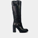 Bottes Bikers Ann Tuil Keen - Cuir Noir