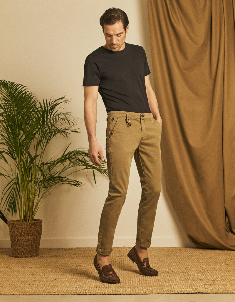 Reiko - Pantalón chino Antoine - Caqui - Hombre