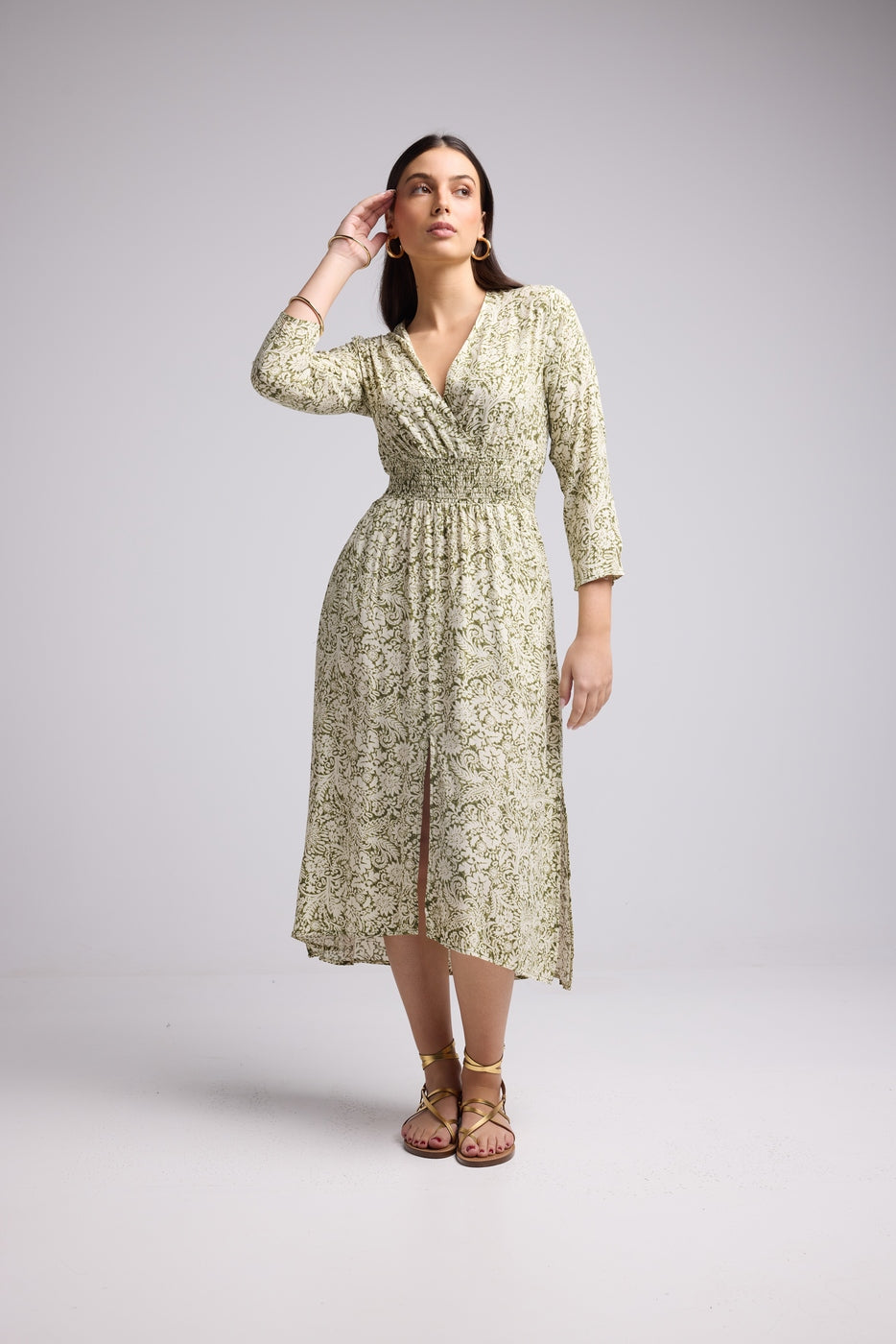Vestido Largo - Antonia - Caqui