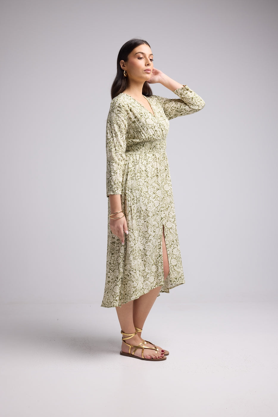 Vestido Largo - Antonia - Caqui