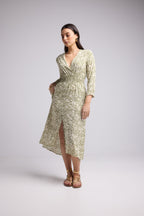 Vestido Largo - Antonia - Caqui