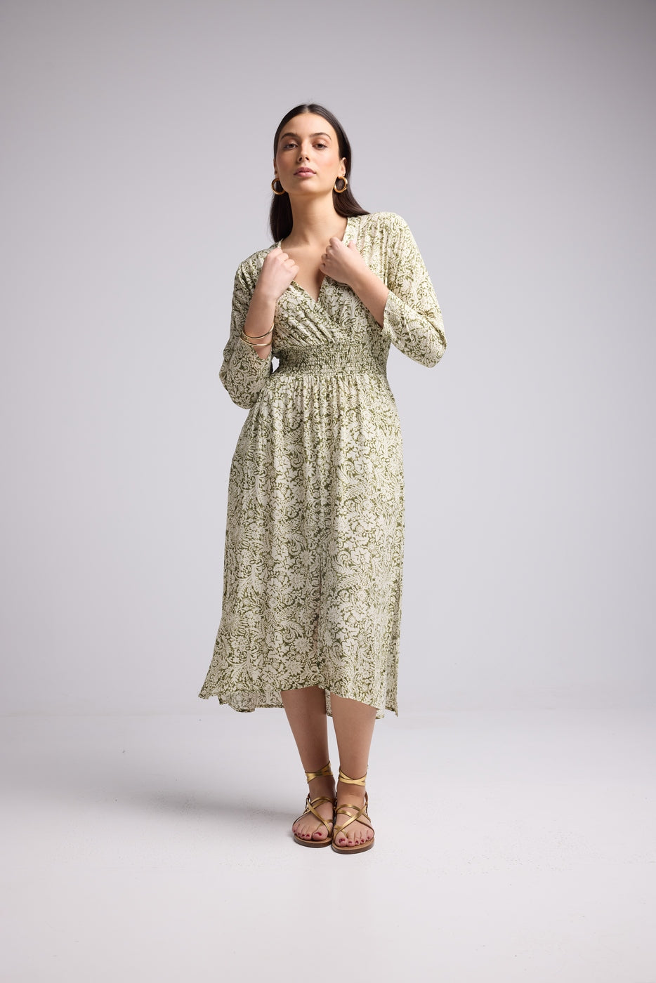 Vestido Largo - Antonia - Caqui