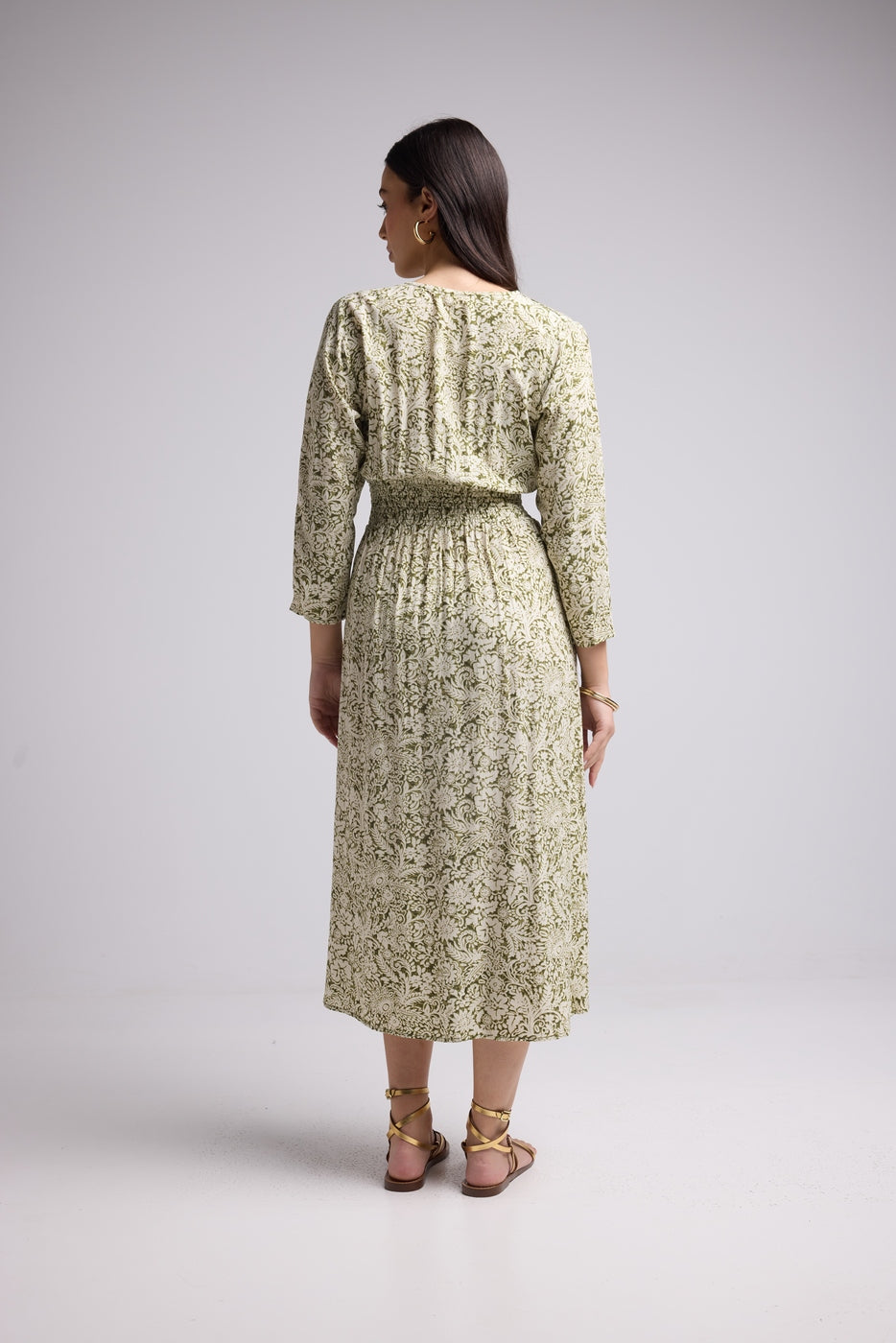 Vestido Largo - Antonia - Caqui