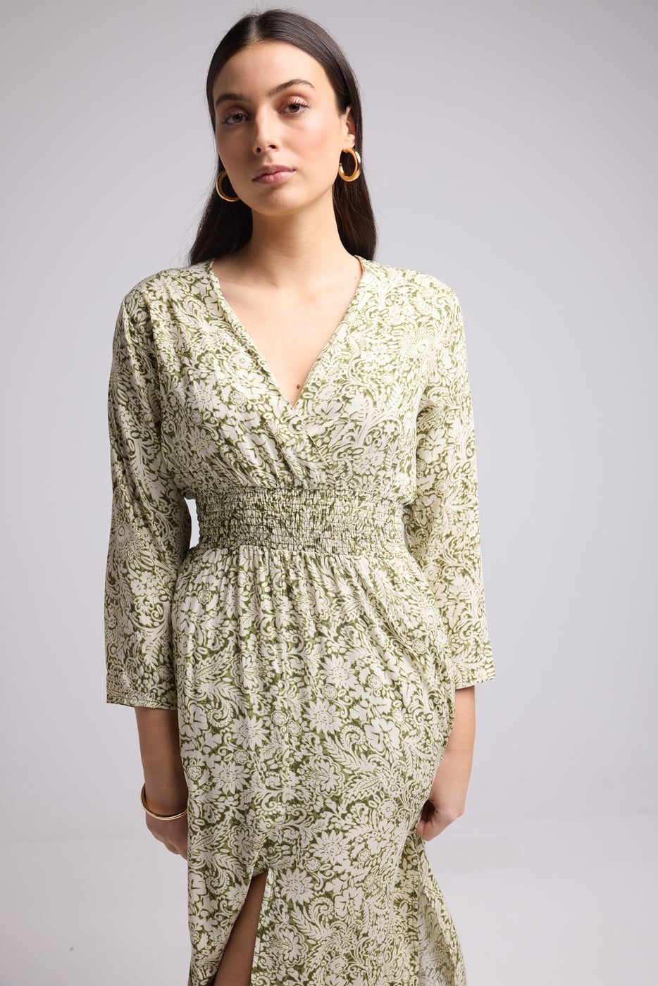Vestido Largo - Antonia - Caqui