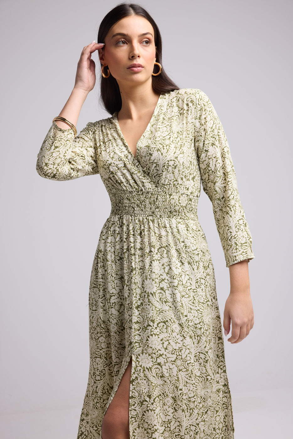 Vestido Largo - Antonia - Caqui