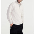 Pile con mezza zip - Sabbia - Uomo