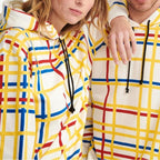 Sweatshirt À Capuche - Mondrian - Mixte