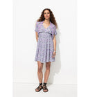 Robe Courte Imprimée Femme - Naturel Imprime