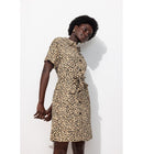 Robe-chemise Léopard Femme - Multicolore Imprime