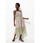 Robe Fleurie à Bretelles Femme - Multicolore Imprime