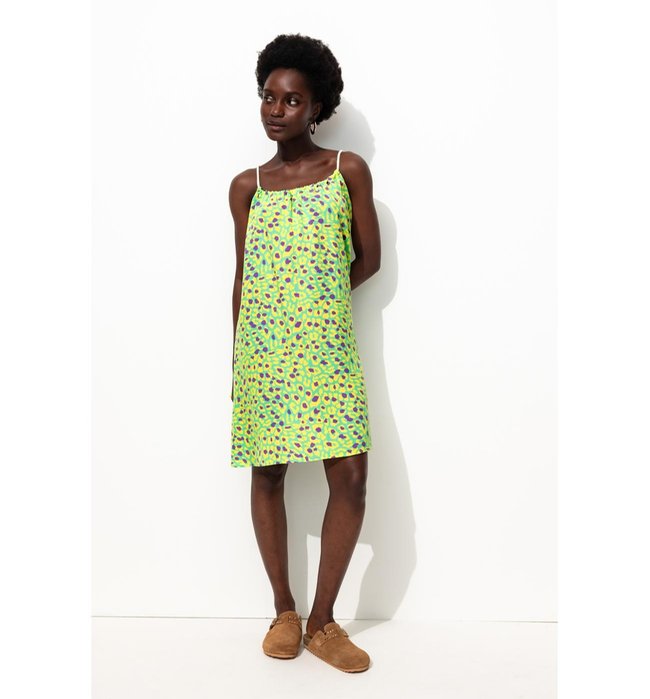 Robe Courte et Évasée Femme - Multicolore Imprime